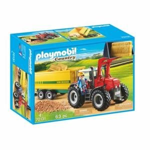 Playmobil Velký traktor s přívěsem