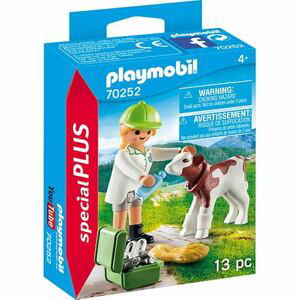 Playmobil Zvěrolékařka s telátkem