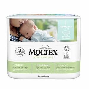 Moltex Plenky Pure & Nature Newborn 2-4 kg (22 ks)
