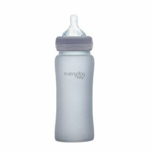Everyday Baby láhev sklo odolnější proti rozbití 300 ml Quiet Grey