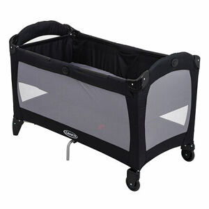 Graco Roll a Bed black / grey cestovní postýlka