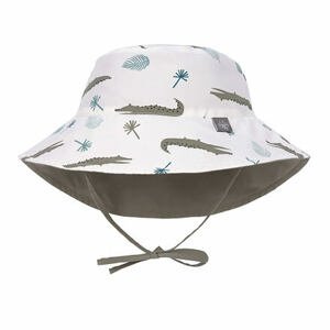 Lässig Sun Bucket Hat crocodile white 18-36m. klobouček