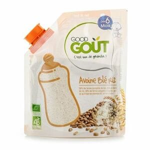 Good Gout BIO Dětská ovesná, pšeničná a rýžová instantní kaše v prášku 200 g