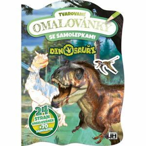 JIRI MODELS Tvarované omalovánky/Dinosauři