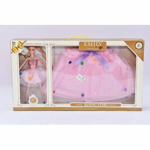 Mac Toys Panenka se sukýnkou pro holčičku - růžová