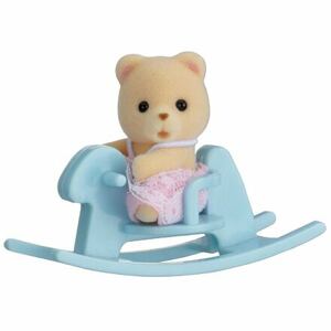 SYLVANIAN FAMILY Baby příslušenství - medvídek na houpacím koni