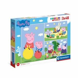 Puzzle 3x48 dílků - Peppa Pig