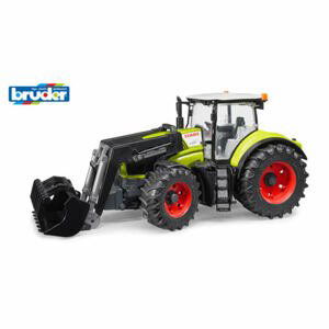 Bruder Farmer - traktor Claas Axion s předním nakladačem