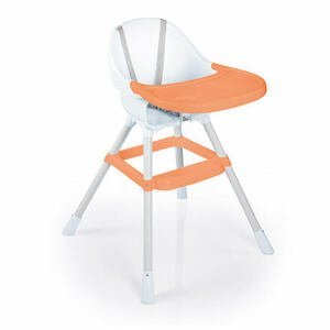DOLU Dětská jídelní židlička, oranžová