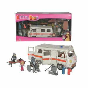 SIMBA S 9309863 Máša a medvěd Ambulance hrací set-poškozené zboží