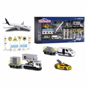 MAJORETTE MJ 2057720 Letiště Lufthansa hrací set-poškozené zboží