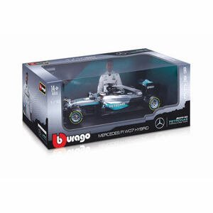 43BB18001 HABburago 1:18 Race F1 Mercedes AMG Petronas W07 hybrid 2016 (44 Lewis Hamilton) - poškoze