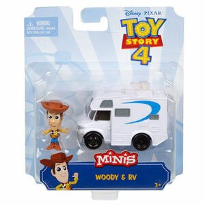 25GCY49 TOY STORY 4: PŘÍBĚH HRAČEK MINIFIGURKA S VOZIDLEM - poškozený obal