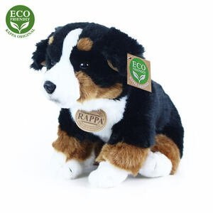 Rappa plyšový bernský salašnický pes sedící 25 cm ECO-FRIENDLY