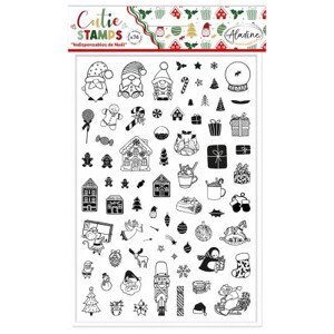 Razítka Aladine Cutie Stamps - Vánoční nezbytnosti, 74 ks