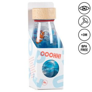 Senzorická zvuková lahev - Ryba, 250 ml - Sleva poškozený obal