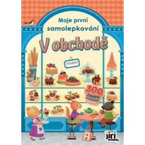 V obchodě - moje první samolepkování