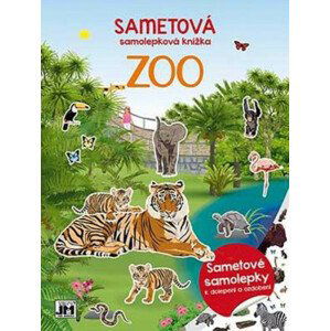 Sametová samolepková knížka - ZOO