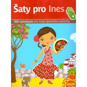 Šaty pro Ines - kniha samolepek