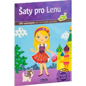 Šaty pro Lenu - kniha samolepek