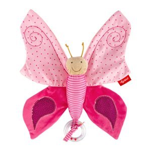 sigikid® cuddle cloth butterfly malý dětský barevný