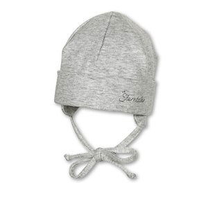 Sterntaler Dětská čepice Beanie stříbrná