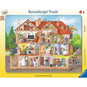 Ravensburger Frame puzzle - pohled do domu, 30 kusů