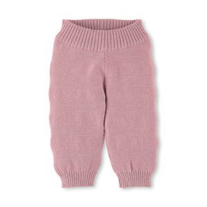 Sterntaler pletené kalhoty růžové
