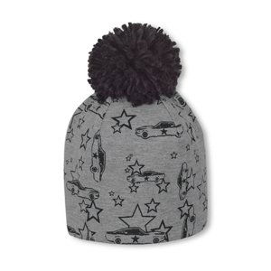 Sterntaler Chlapecká čepice Beanie jersey anthracite