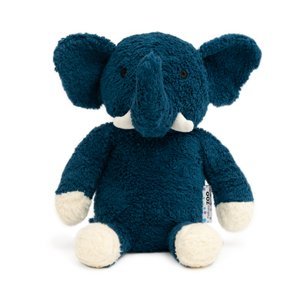 příroda Zoo Dánska Plyšový slon hraček, modrý