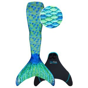 HraÄŤky a sporty XTREM - FIN FUN Mermaid Merm aiden s, Aussie Green