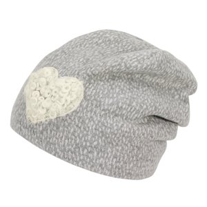 Sterntaler čepice Slouch Beanie stříbrná