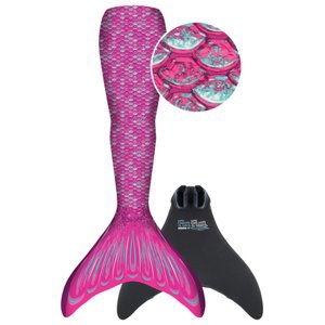 XTREM SPORTS - FIN FUN Mermaid Merm Aiden s Original L / XL, rĹŻĹľovĂˇ