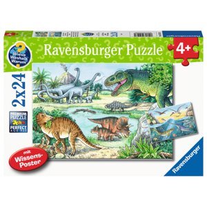 Ravensburger Puzzle WWW: dinosauři a jejich stanoviště