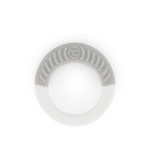 TWIST SHAKE Kousací kroužek od 1 měsíce v bílé barvě