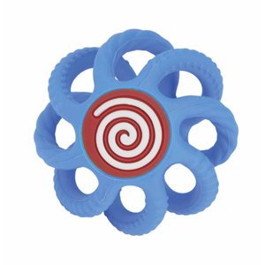 Silikonové kousátko Nûby malé v modré barvě