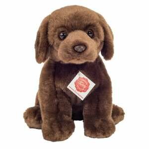 Teddy HERMANN ® Labrador sedící tmavě hnědý 25 cm