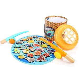 Top B right Toys® Magnetická rybářská hra - Oceán 30 ks.