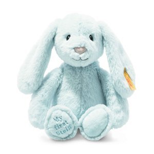 Steiff Soft Cuddly Friends My first Steiff Hoppie rabbit , modrá.