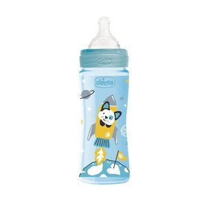 chicco Well-Being Color ed, 330ml, Fast Flow, chlapec, 4M+