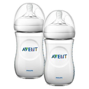 Philips Avent Natural láhev SCF033/17, 260 ml, 2 kusy, transparentní