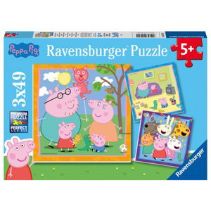 Ravensburger 3x39 Puzzle - Peppova rodina a přátelé