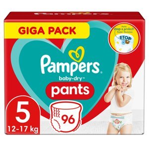 Pampers Dětské suché kalhotky, Gr.5 Junior , 12-17kg, Giga Pack (1x 96 kalhotkových plen)