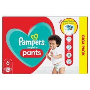 Pampers Dětské suché kalhotky, Gr.6 Extra Large , 15+kg, Giga Pack (1x 84 kalhotkových plen)