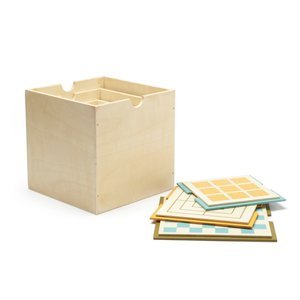 Kids Concept ® Krabice s víčky na stolní hry sada 3 ks