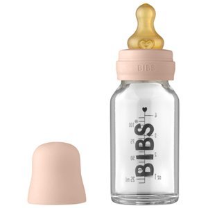 Bibs Baby Bottle skleněná láhev 110 ml, Blush