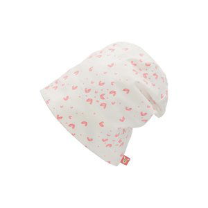 Sterntaler Čepice Slouch Beanie Hearts ecru