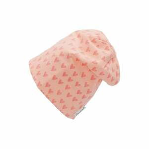 Sterntaler Čepice Slouch Beanie Hearts pink