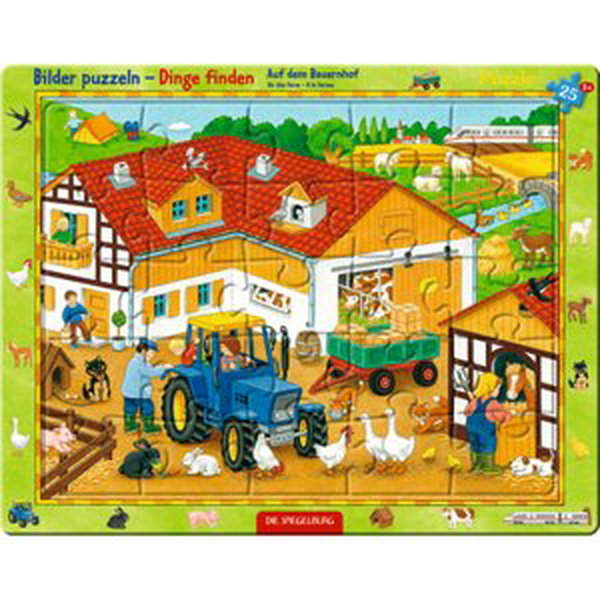 SPIEGELBURG COPPENRATH Rámové puzzle - Na farmě (25 dílků)