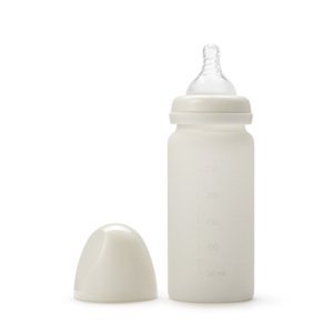 Skleněná kojenecká láhev Elodie 250 ml, vanilka White